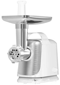 Masina de tocat Floria ZLN7966 Alb, putere 1300W, doua site, functie de revers, lama din otel