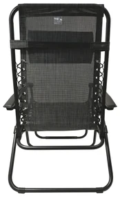 Cattara 13520 Șezlong pliabil Alicante, antracit,150 x 66 cm