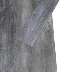 Placi de pardoseala, gri lucios, 4,46 m  , 3 mm, PVC light and dark grey, 4.46 m  , 1