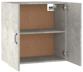 Dulap de perete, gri beton, 60x31x60 cm, lemn prelucrat 1, Gri beton