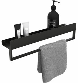 Raft pentru baie negru mat SF01 60cm