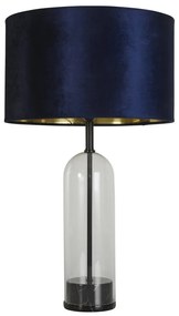 Veioza/Lampa de masa design decorativ Oxford negru, navy