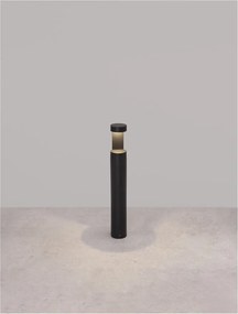 Stalp LED mic pentru exterior design modern IP54 Tala negru H-65cm
