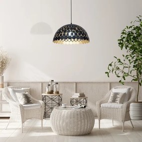 Lustră pe cablu LISA BLACK 1xE27/60W/230V