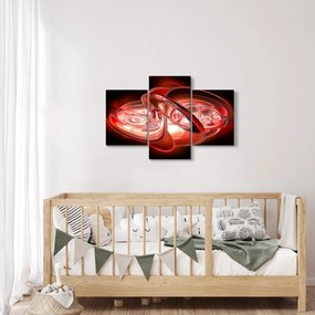 Tabloul - forme roșii (90x60 cm)