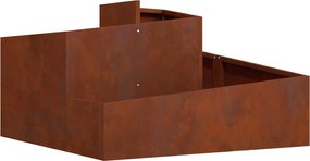 vidaXL Vază pentru Grădină Maro 80 x 80 x 50 cm