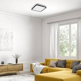 Rabalux 71399 - Plafonieră LED SERKAN cu reglare a intensității, 43W/230V, 3000-6500K, cu telecomandă