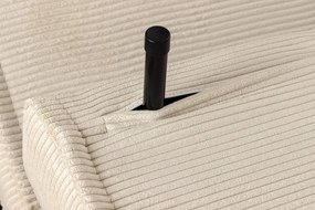 Fotoliu Pat SMART MULTIFUNCTION 100cm catifea raiata bej