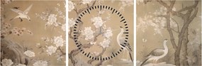 Tablou - Desen animat peisaj japonez (cu ceas) (90x30 cm)