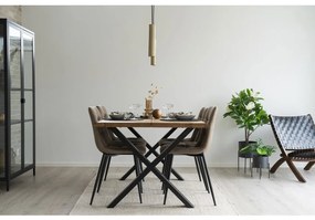 Lampă suspendată Paris, cupru, cablu textil 120 cm