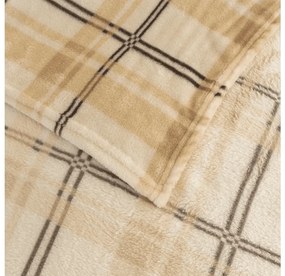 Patura PLAID microplus, crem Dimensiune: 150 x 200 cm
