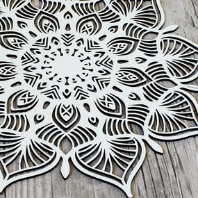 DUBLEZ | Mandala de perete excentrică – Imagine 3D