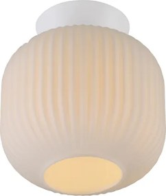 Schöner Wohnen 13574-16 - Plafonieră NAMI 1xE27/25W/230V, diam. 20 cm, albă
