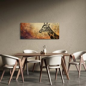 Tablou - Girafă, pictură (120x50 cm)