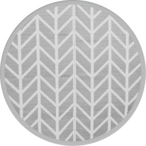 vidaXL Covor de exterior, ARAKIL gri, Ø120 cm, PP