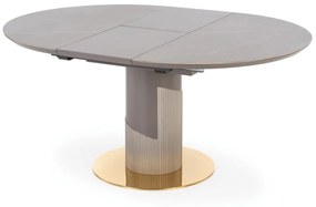 Set masa extensibila Muscat + 4 scaune K460 verde/auriu