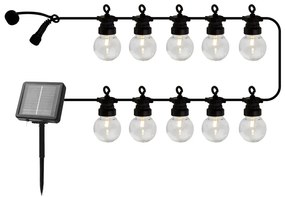 Ghirlandă luminoasă număr becuri 10 buc. solară lungime 300 cm Lucas Clear – Sirius