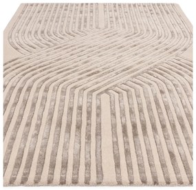 Covor crem handmade din amestesc de lână 200x300 cm Matrix – Asiatic Carpets