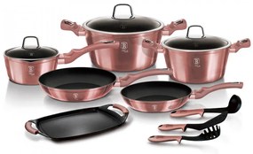 Set oale si tigai (14 piese) I-Rose Collection BerlingerHaus BH 6044
