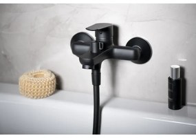 Baterie de cadă Aqualine LOTTA negru mat