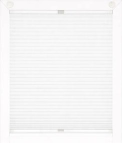 Jaluzea plisată semitransparentă ORVI1301 – Culoare alb