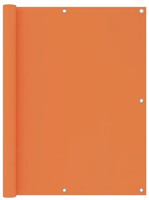 Paravan pentru balcon, portocaliu, 120x300 cm, tesatura Oxford