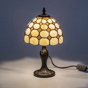 Brilagi - Lampă de masă Tiffany cu vitralii DORAN 1xE14/40W/230V