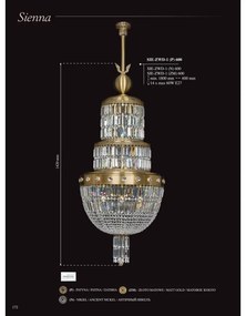 Candelabru regal, elegant design LUX Sienna