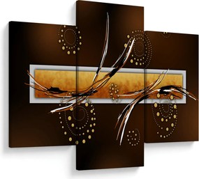Tablou abstracției - Fluturi (90x60 cm)