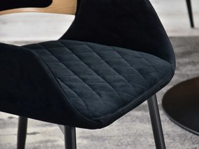 Scaun Morgana (stejar negru + negru). 1111194