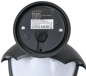 Lampa de perete inteligentă de exterior neagră cu sticlă opal incl. LED IP54 - Classica