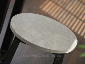 Set masă scaune pentru sufragerie Remma (beton + negru) (pentru 2 persoane). Promo -11%. 1111872