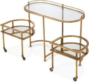 Gheridon, Masuta cu roti design LUX Lavalle