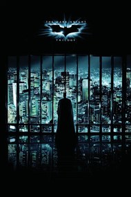 Poster de artă The Dark Knight Trilogy - Night City