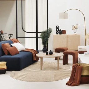 Atmosphera - Lampă de masă OLME din ratan, 2x E27/40W/230V