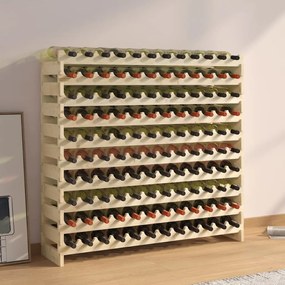 Suport de vinuri, 119x29x112 cm, lemn masiv de pin