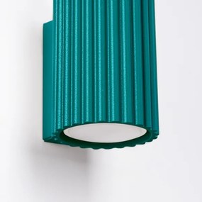 Brilagi - Aplica LED de perete CRESTO 1xGU10/10W/230V 10 cm turcoaz