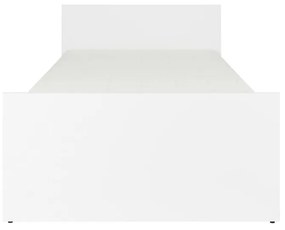 Pat de o persoană 90 cm Nepo Plus 11 (alb) . 1098319