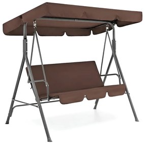 Balansoar de grădină Serenita, maro cafea