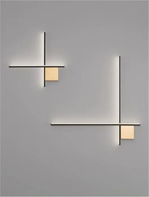 Aplica de perete cu lumina ambientala LED Cross 50cm