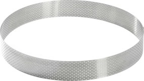 Inel de tort perforat cadru rotund De Buyer 3098.09, 24,5 cm, oțel inoxidabil, 24,5 cm