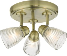 Där Lighting CED7675 -Spot pentru baie CEDRIC 3xG9/25W/230V IP44 alamă