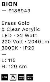 Lustra cu 5 pendule LED design modern Bion