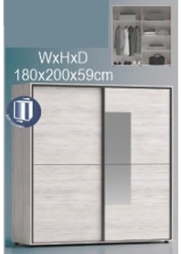 Dormitor GLOBAL3761 - stejar blanco