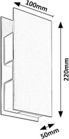 Aplica perete exterior IP65 Kioni