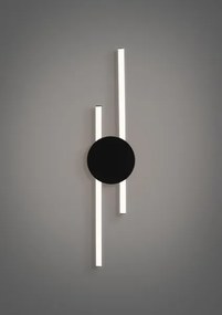 Eglo 902123 - Aplică LED de perete VENTICELLO, LED 20W/230V + LED 0,91W, neagră