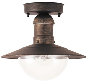 Plafonieră pentru exterior MOLDE 1xE27/60W IP44 bronz/patină - Brilagi