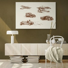 Tablou mijloace de transport retro