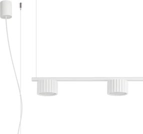 Sollux SL.2695 - Lustru suspendat pe cablu AURA 4xGX53/10W/230V alb