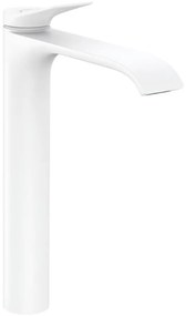 Baterie lavoar inalta Hansgrohe Vivenis 250 cu ventil Pop-Up alb mat